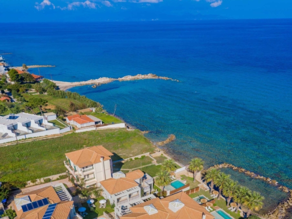 Three Luxe Villas on Zakynthos Coastline