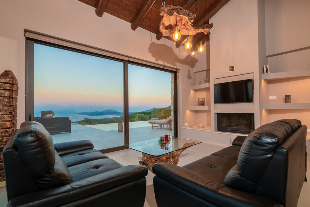 Panoramic Sea & Sunset Views near Ionian Coastline