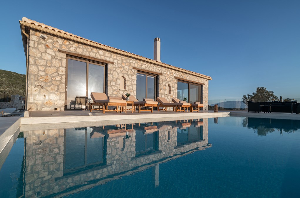 Panoramic Sea & Sunset Views near Ionian Coastline