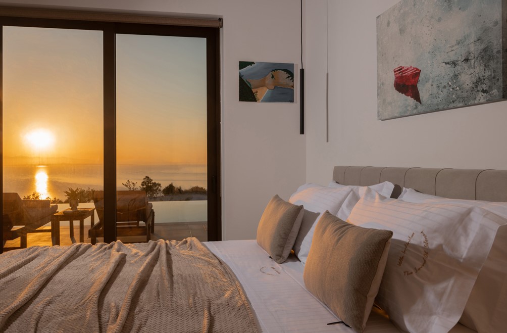 Panoramic Sea & Sunset Views near Ionian Coastline