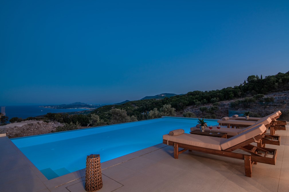 Panoramic Sea & Sunset Views near Ionian Coastline